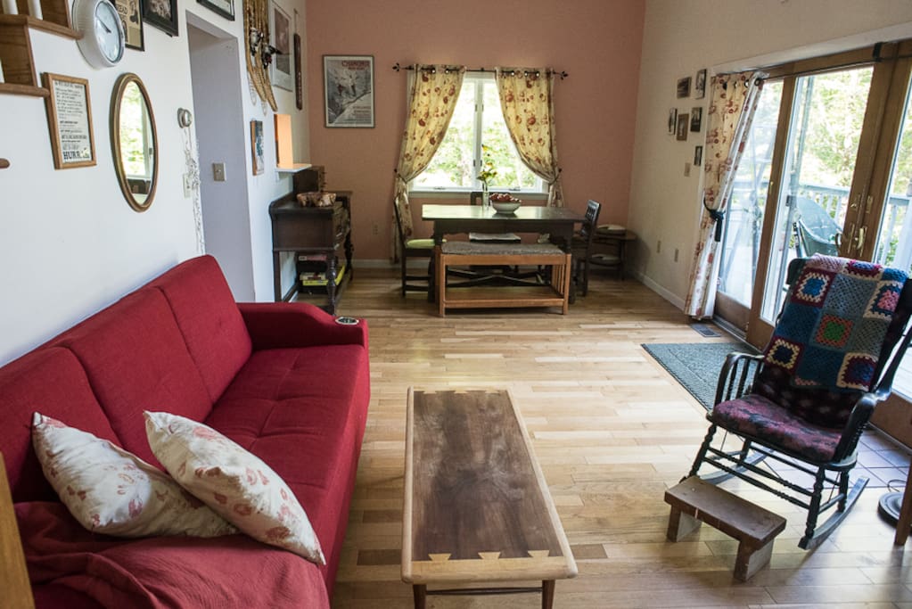 second floor master bedroom in little quiet house