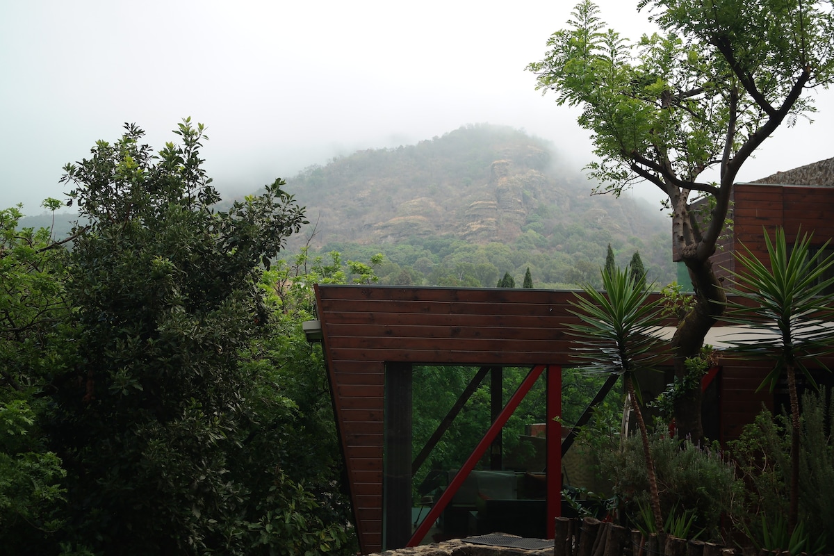 Cabaña/Terraza OLLIN Tepoztlán