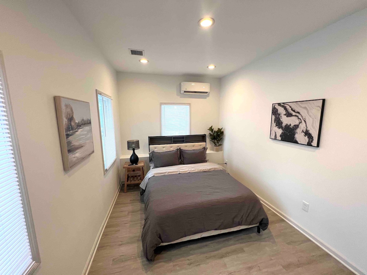 Modern room with brand new amenities