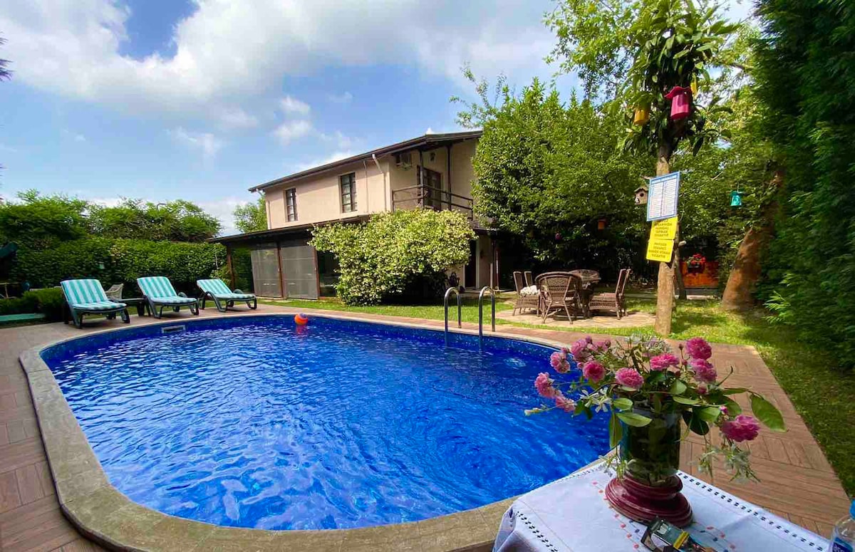 Villa Holiday Sapanca Kırkpınar-Hot泳池