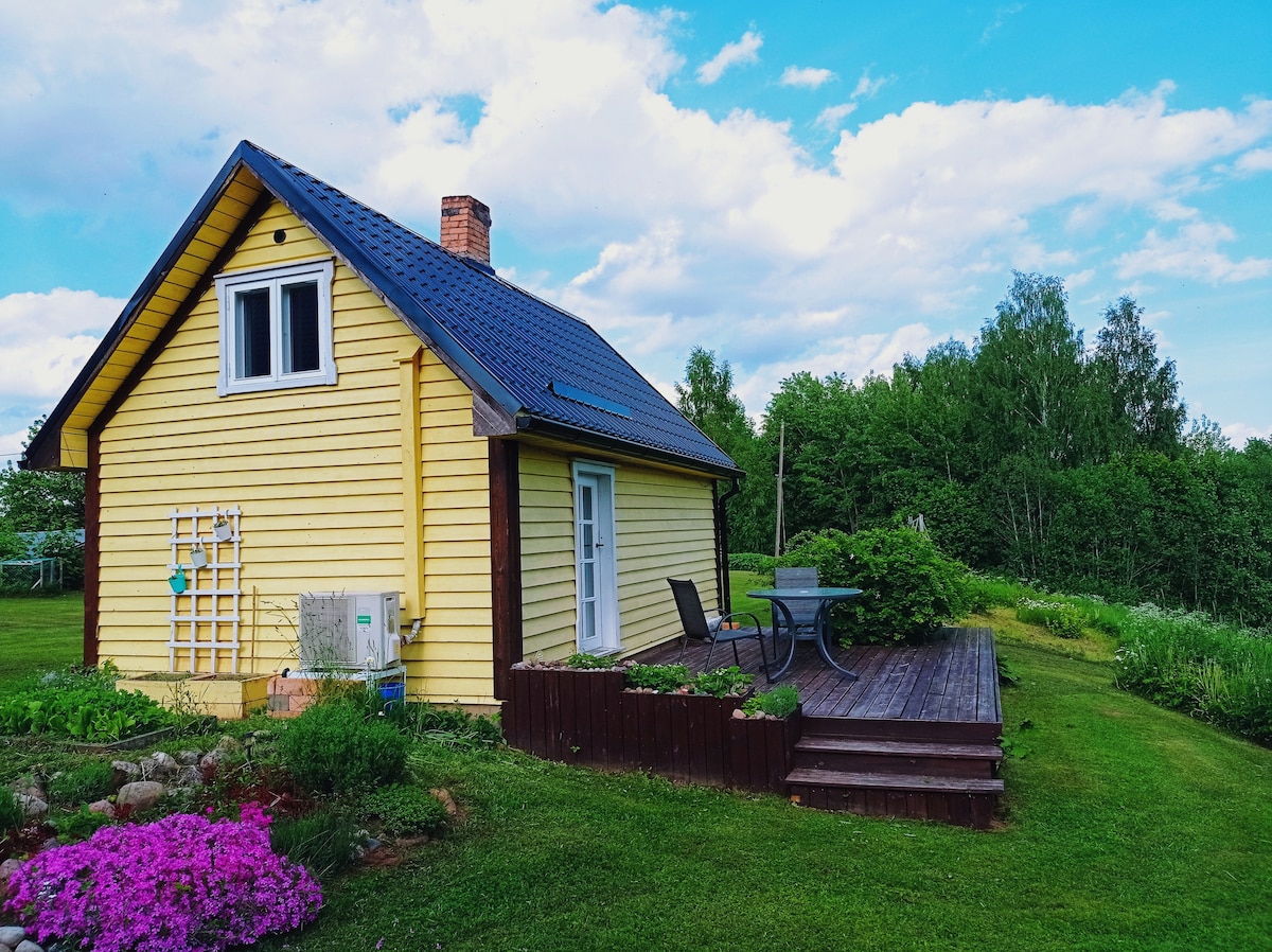 Cozy tiny cottage with sauna in the countryside