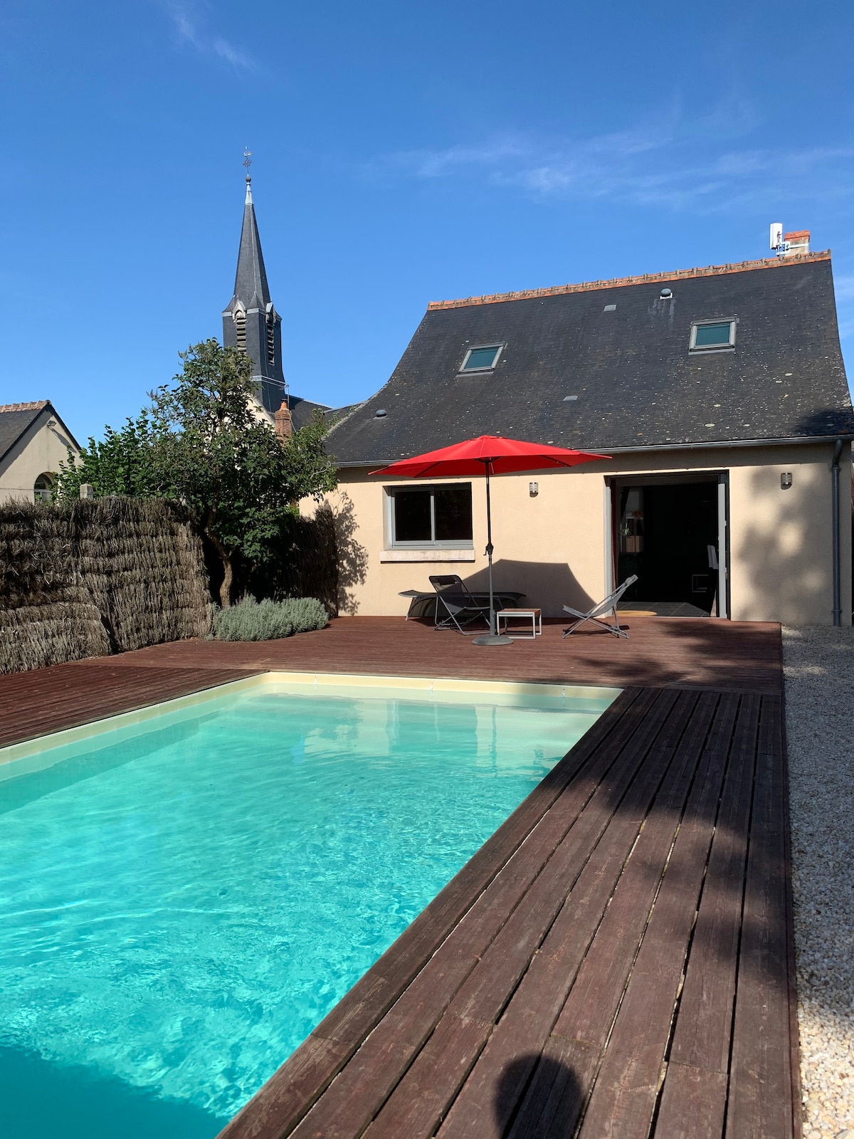 Maison cosy avec piscine chauffée et privative