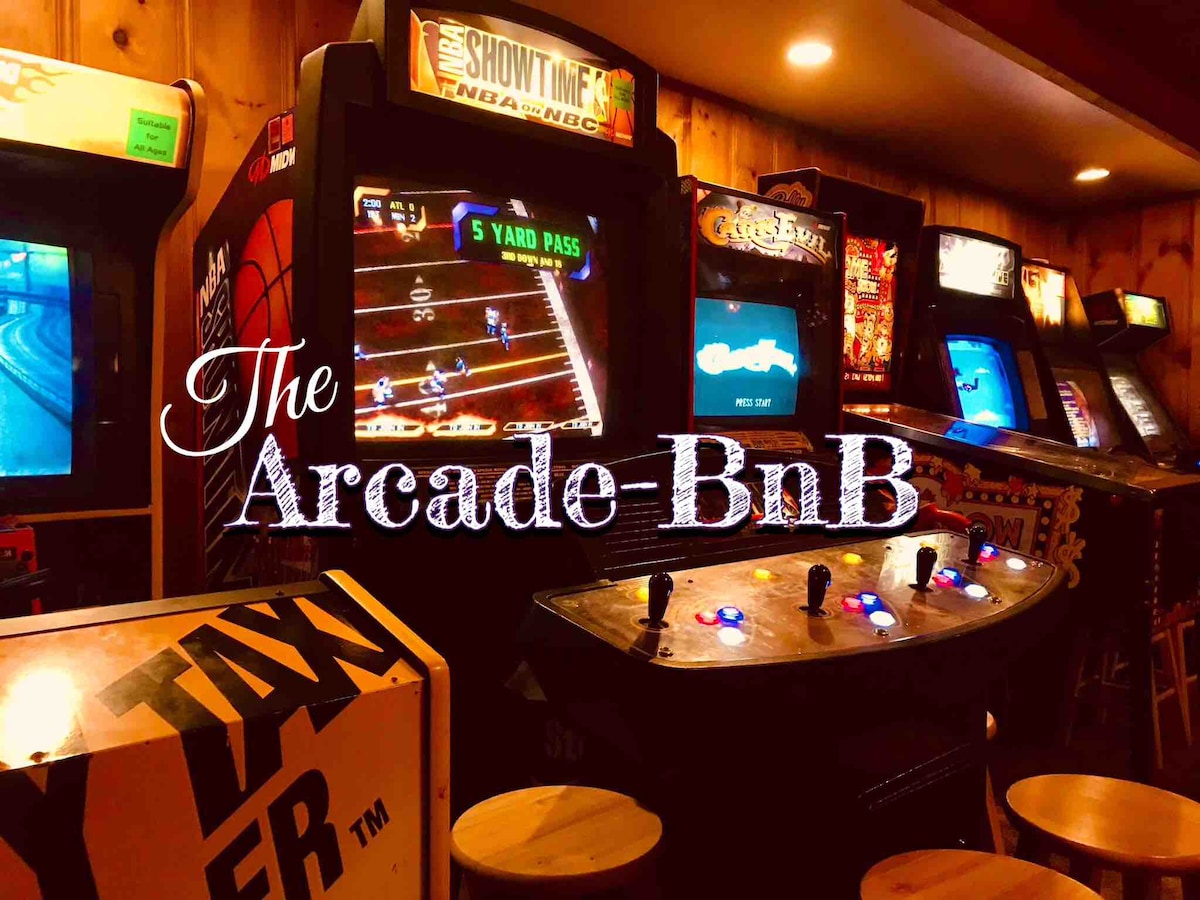 The Arcade-BnB -放松、睡眠、玩耍！