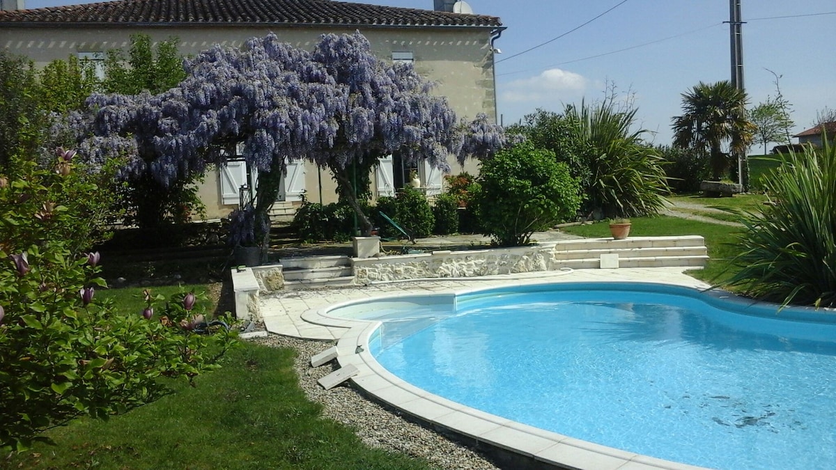 Piscine ,calme champêtre CHAMBRE ANTOINE