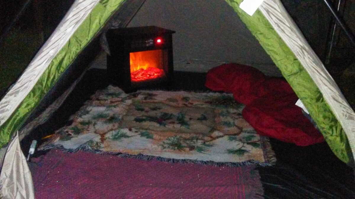 Lone Wolf Heated Tent Near Sequoia