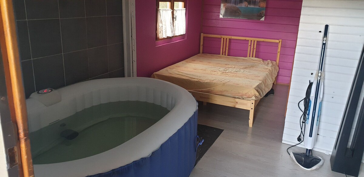 Chalet avec jacuzzi