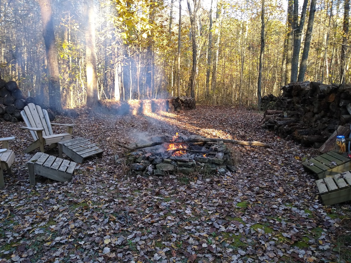 MtnCabinPart: TreetopsLoft&TreeHutRftpFiresWood