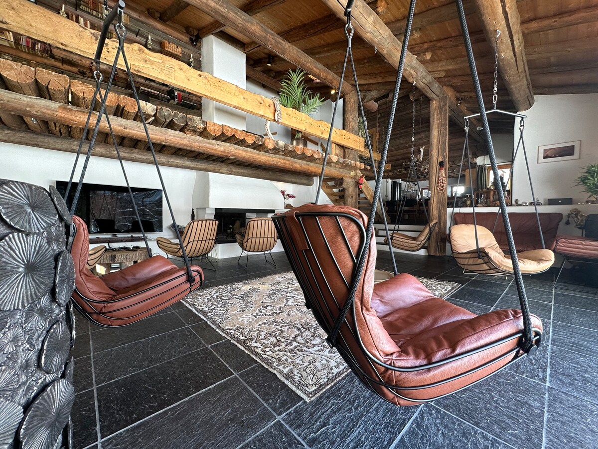 WEF Klosters Davos -带客栈的度假木屋