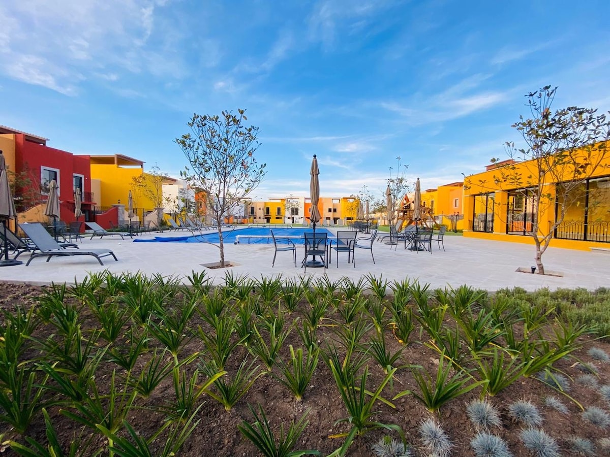 "Casa Zama" jardín privado y acceso a la piscina