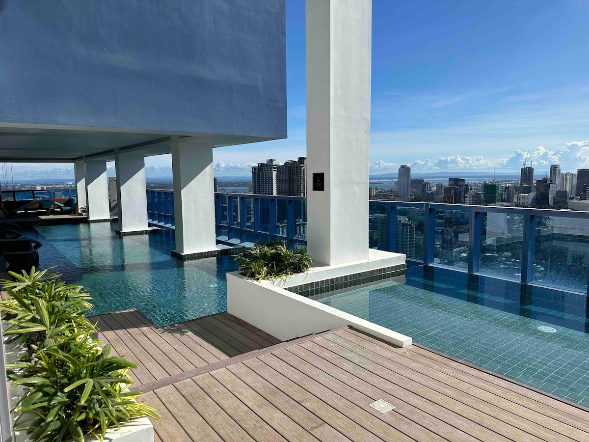 High End Cebu Studio: Infinity Pool & Gym, Sleep 4