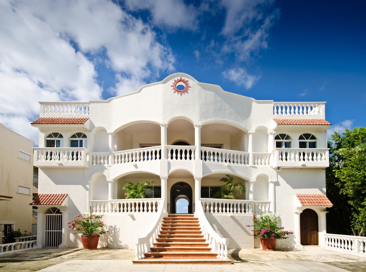 CHANGO别墅7间卧室加勒比海滩前别墅