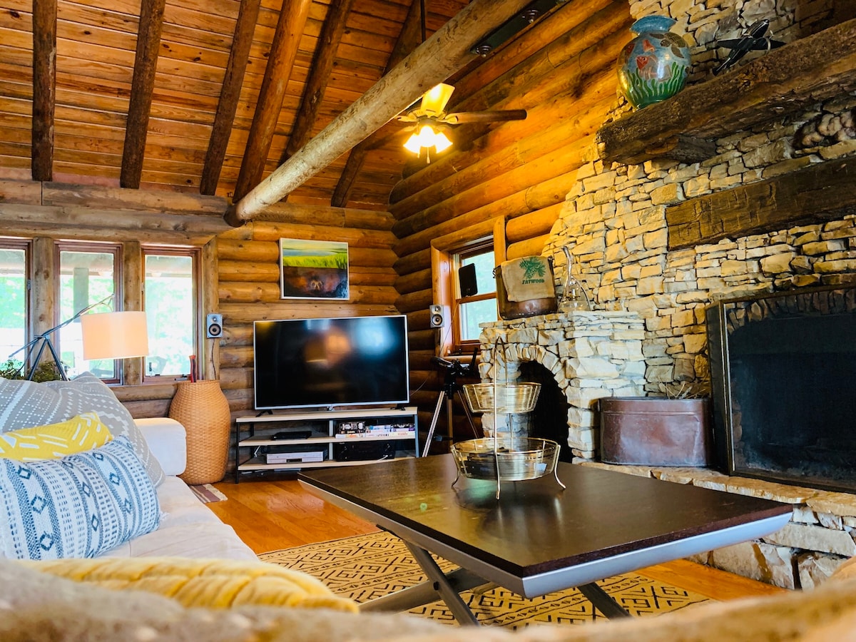 The Celestial Log Cabin on the Confluence