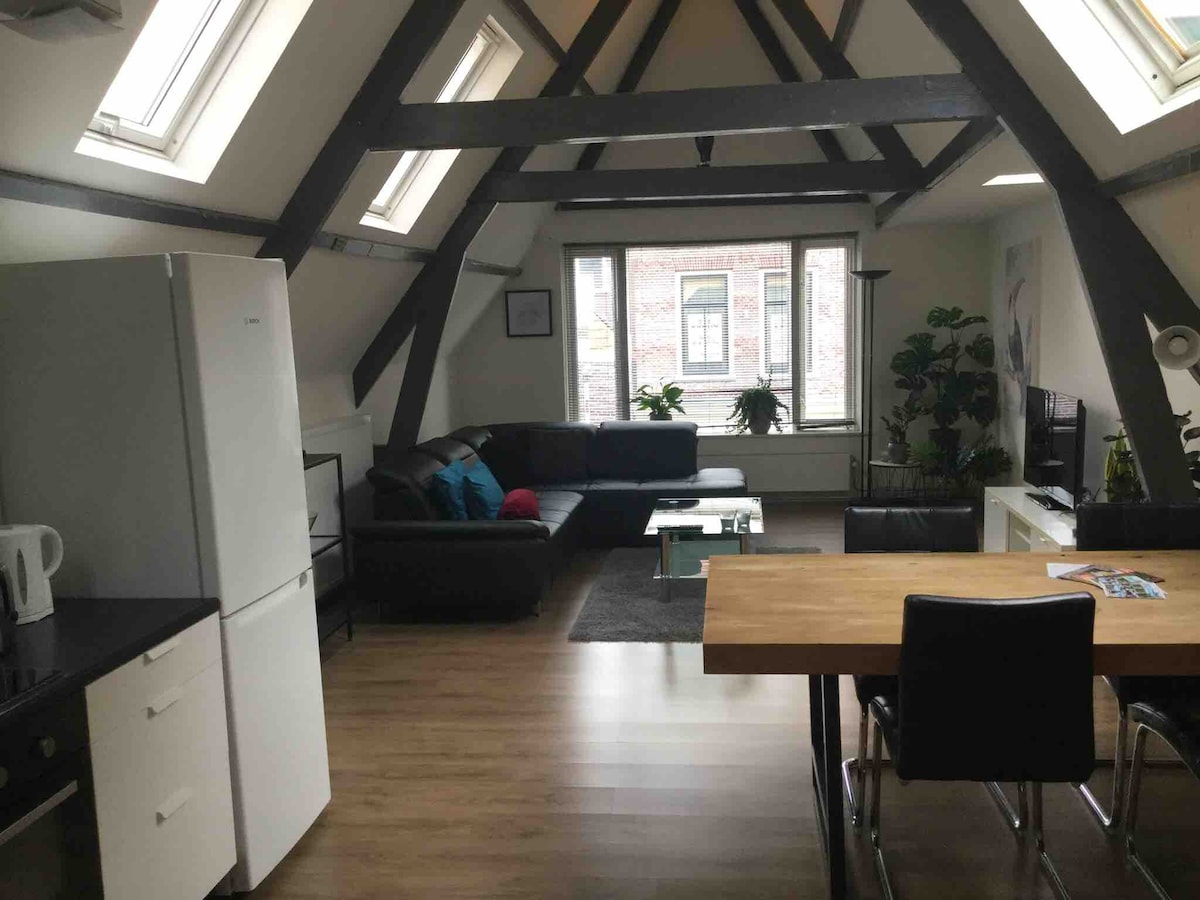 漂亮的公寓，距离阿姆斯特丹市中心19分钟路程