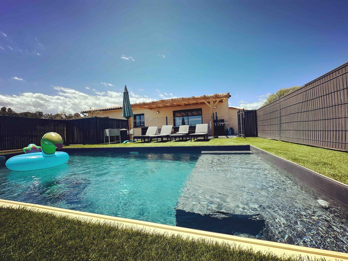 Casa Lamaghjone : Villa T4 avec piscine proche mer