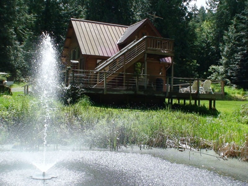 The Cabin of Two Bears on San Juan Island