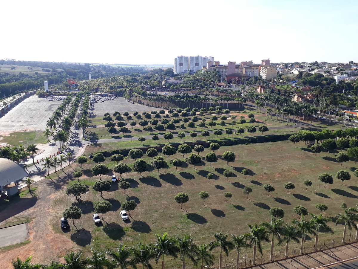 Olímpia Park Resort com melhor vista na varanda