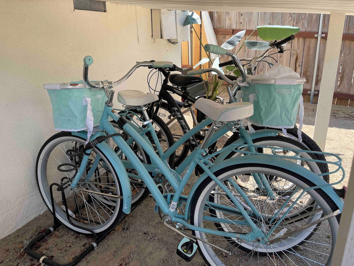 Cute Outdoor Bath + Bikes | Walk downtown +CalPoly