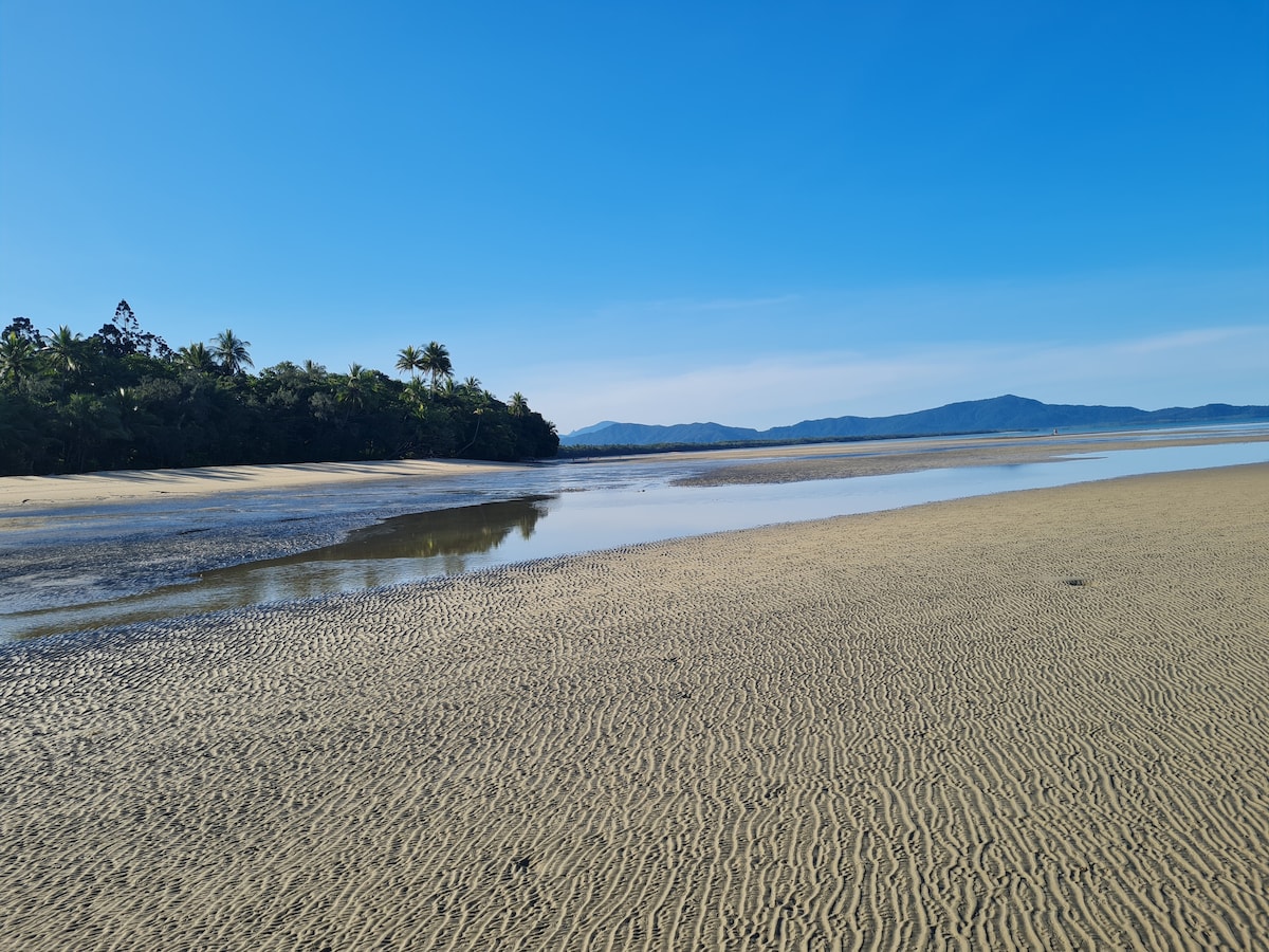 在FNQ的Daintree雨林的边