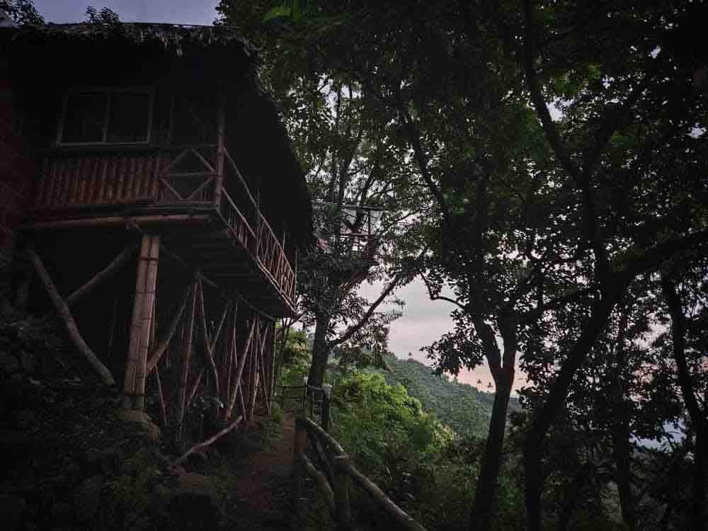 Kerala Scenic Bamboo Hut Inside the Woods