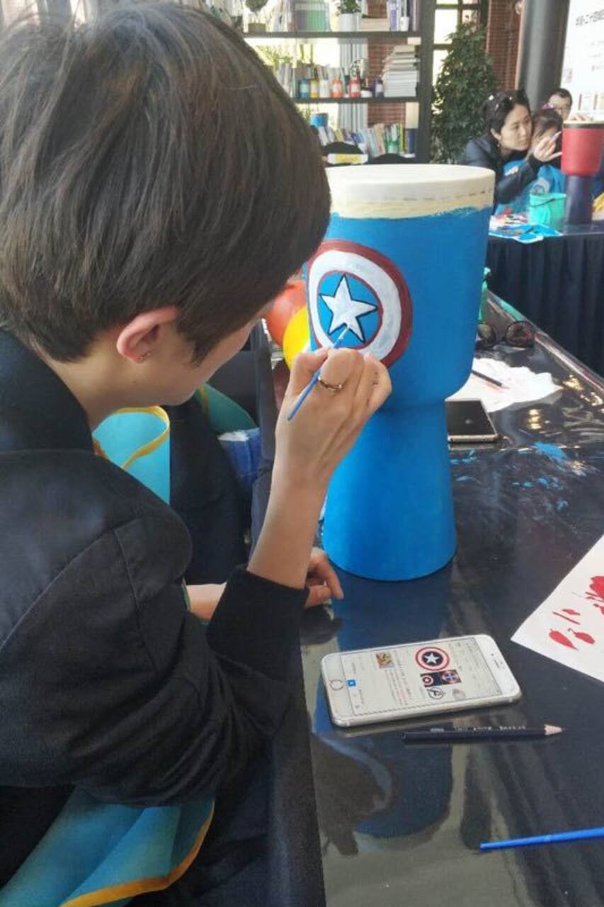 鼓舞青春,彩绘非洲鼓diy