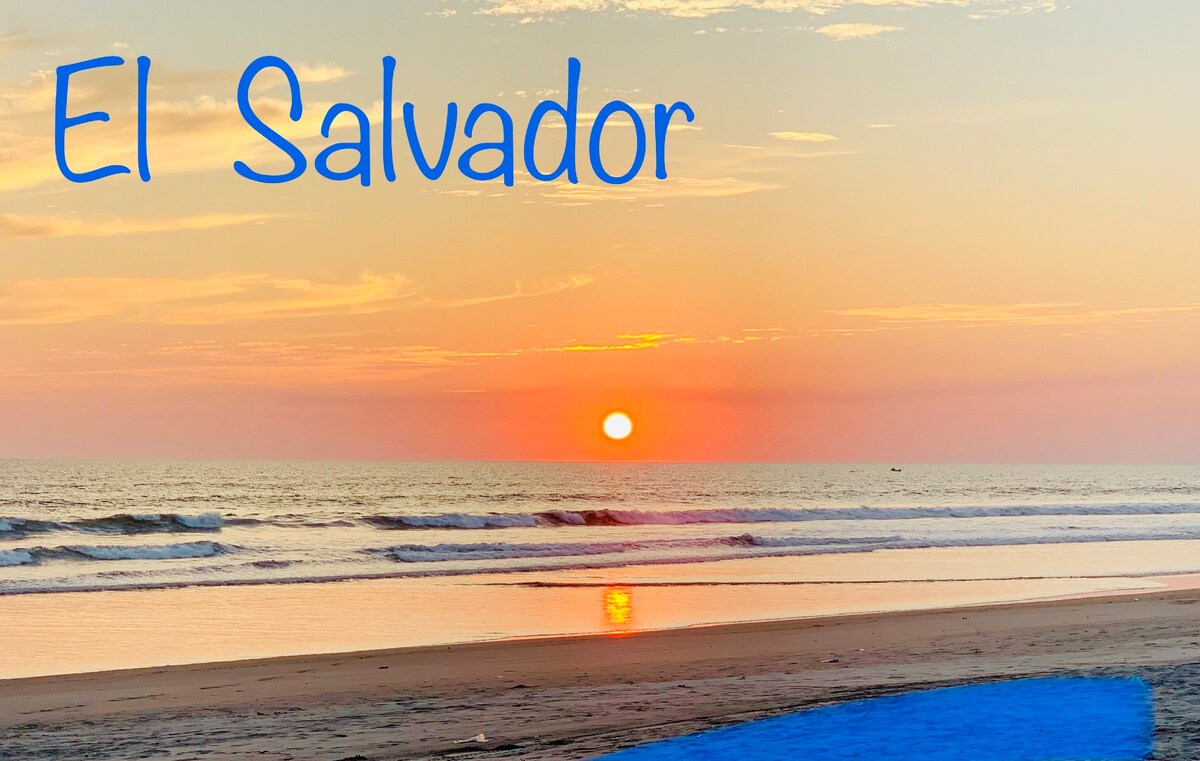 萨尔瓦多太阳海岸-Beach-A/C-WIFI-智能电视