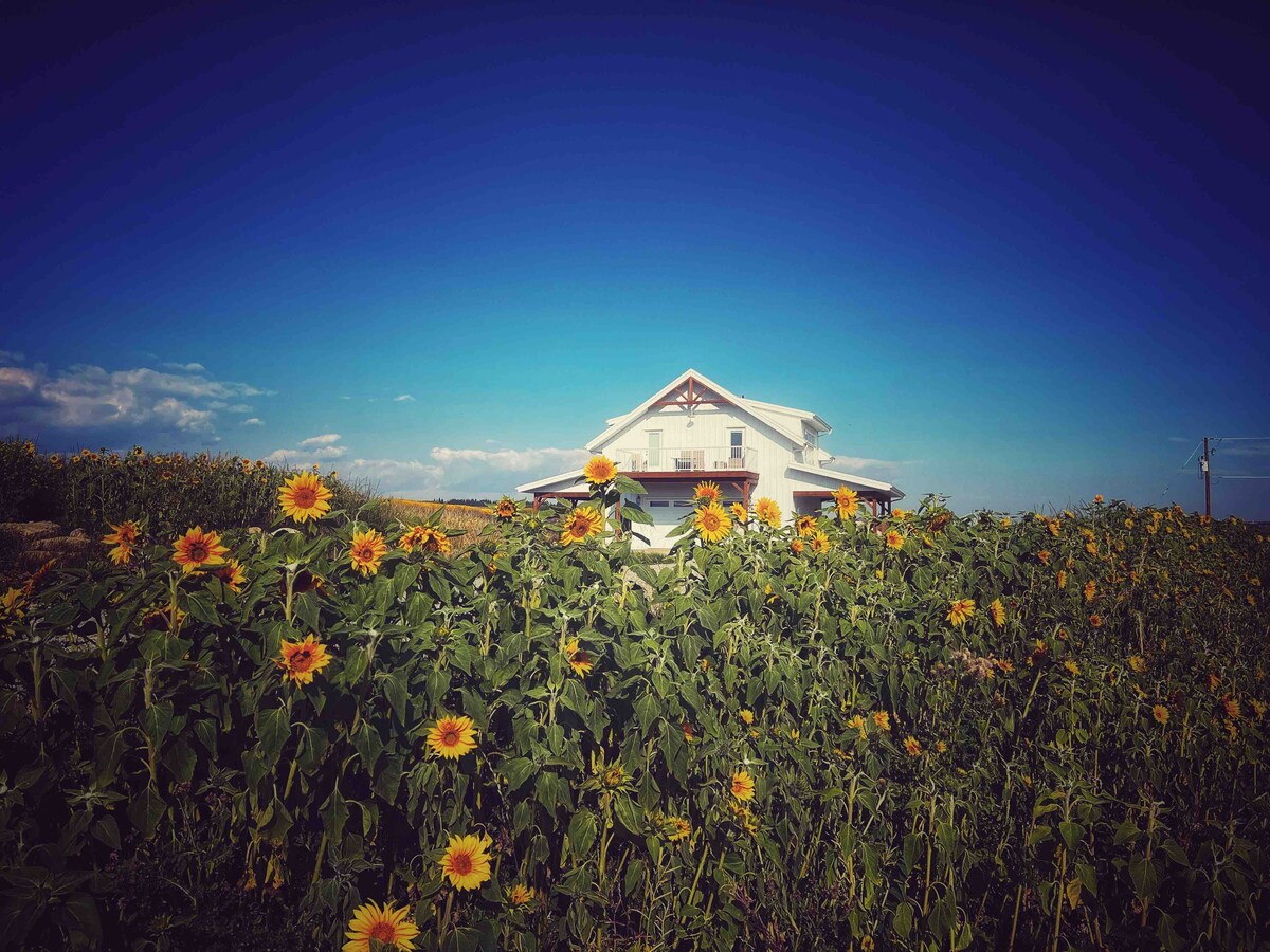 Luxury Barn House on Working Ranch Close to Town