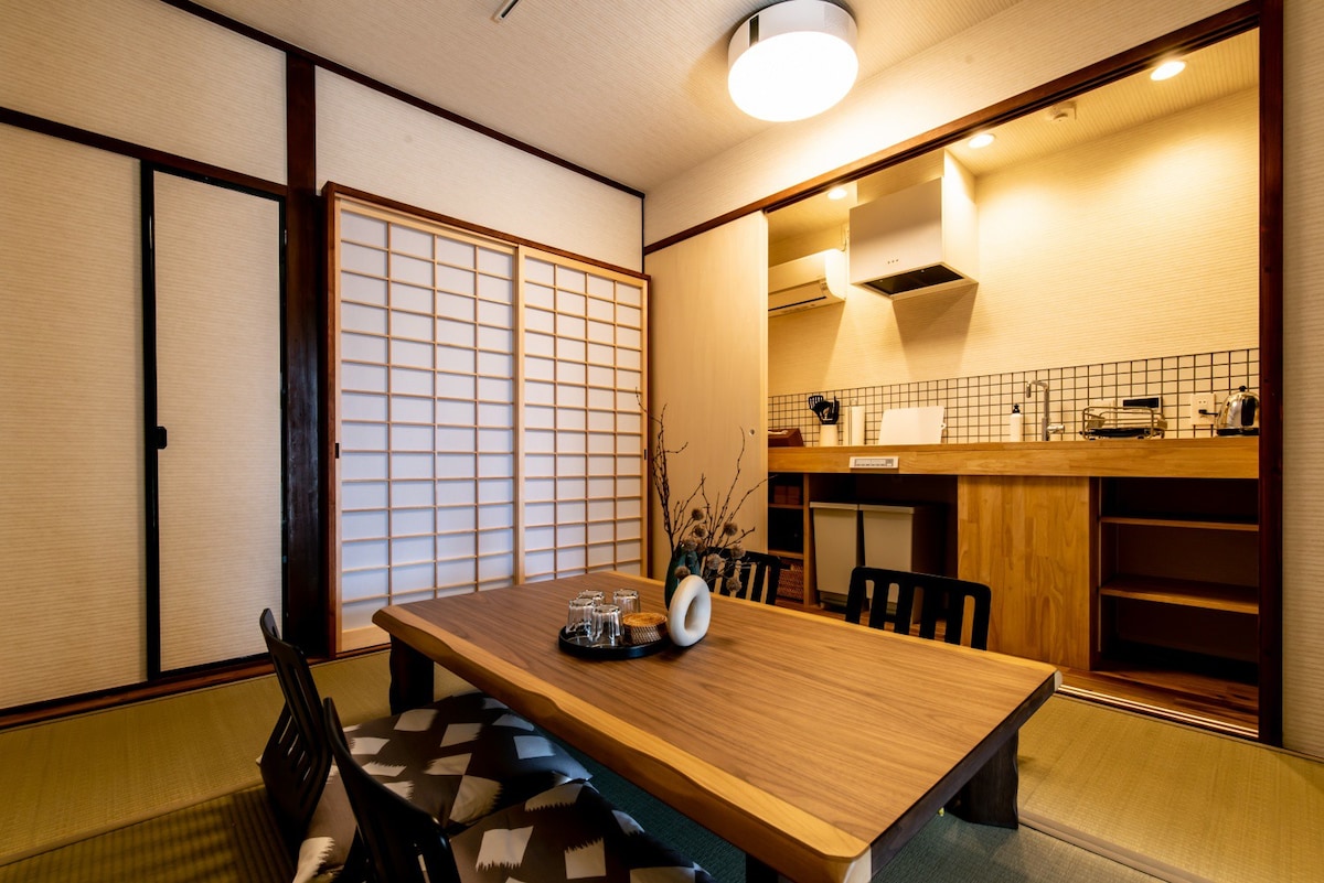 [CRN]私人2层京都房源，可容纳7位房客
