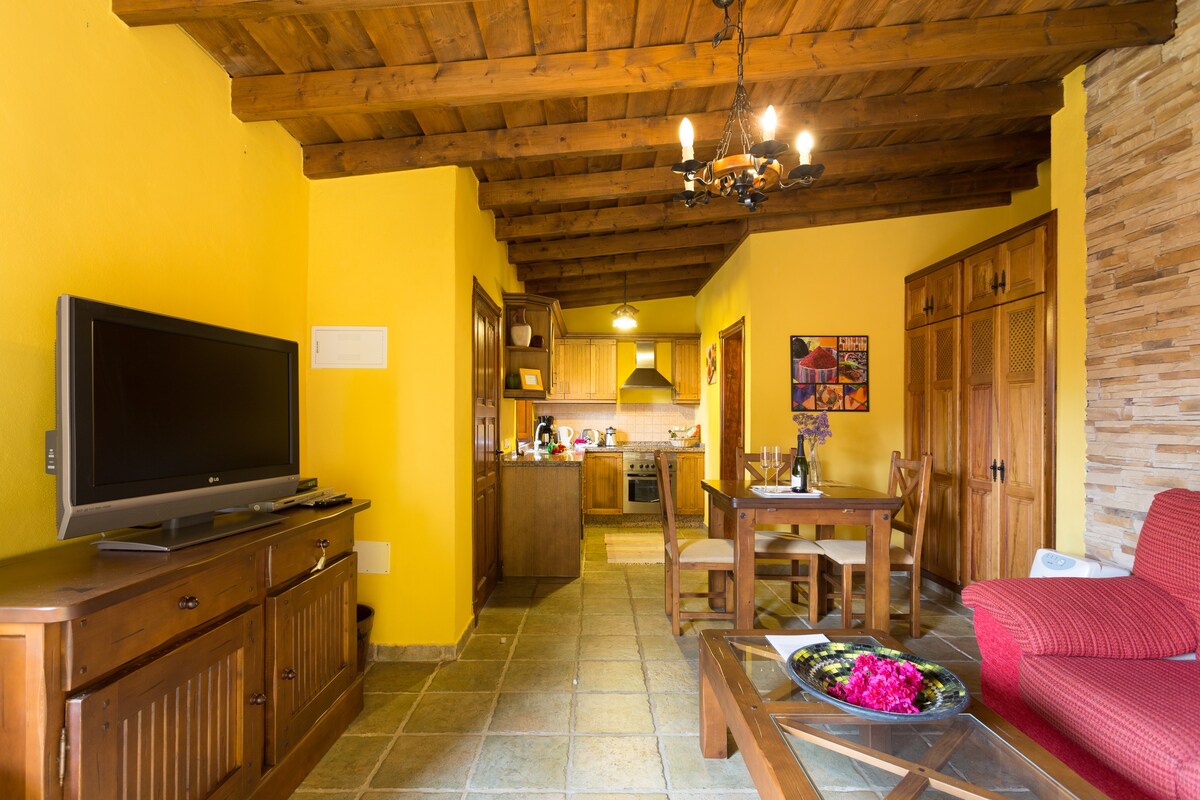 卡纳里奥之家（ Casa el Canario ）、加热泳池、烧烤、大自然、放松身心