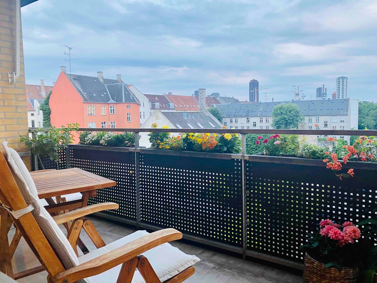 Balcony - free parking - elevator