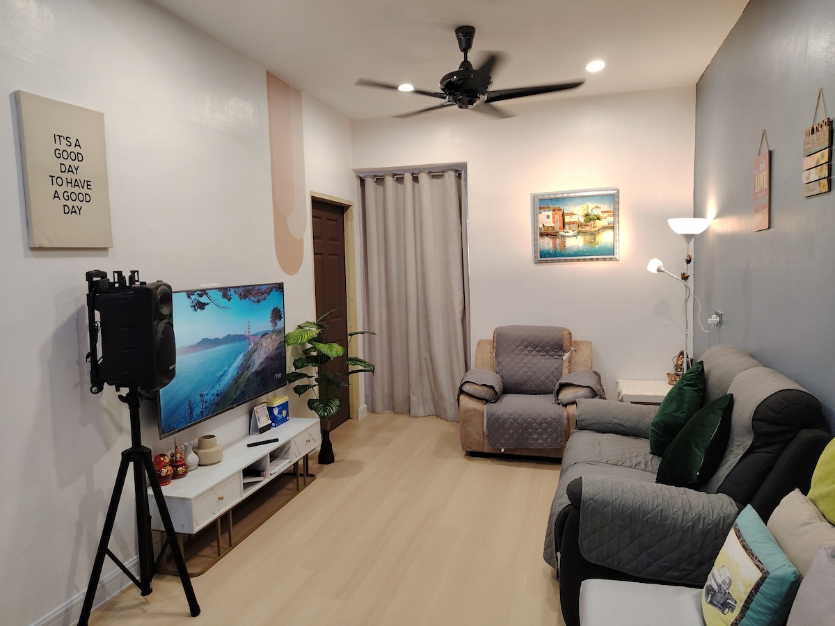 Klang Meru Cozy & Clean 2Room 吧生百盛广场中路两房名宿