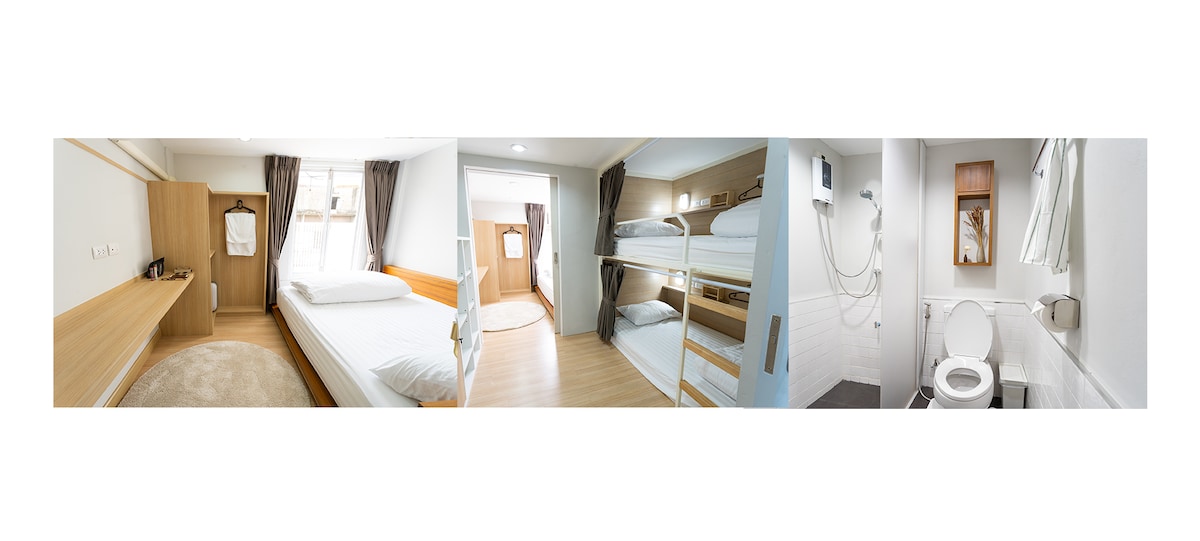 BankuTeaHouse/1-4人/私人房间和2个卫生间/自助入住