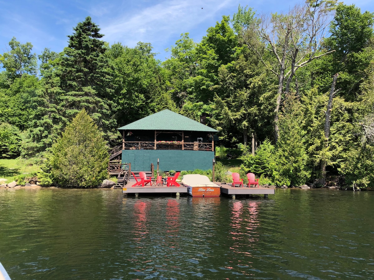 Camp Happy Hours Lake Placid, NY  BOAT ACCESS ONLY