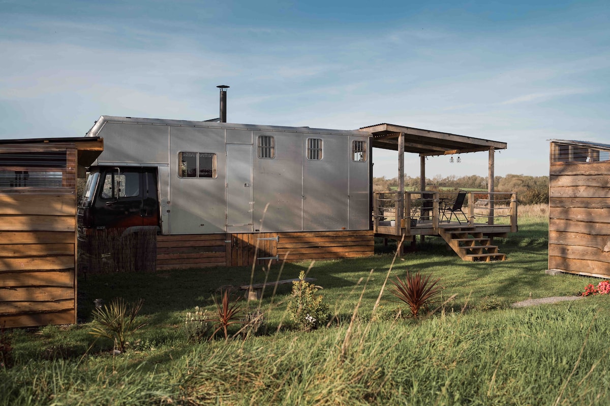 Unique Horse Lorry | Sheltered BBQ chill area