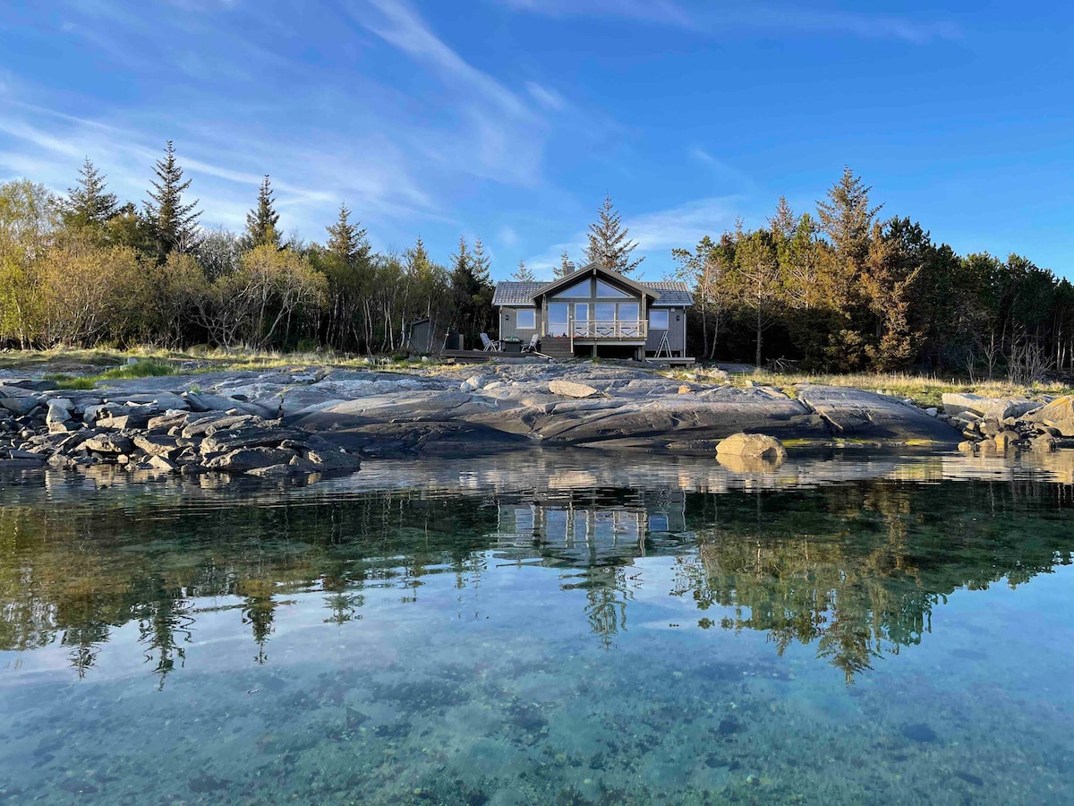 可爱的小木屋，海边没有邻居