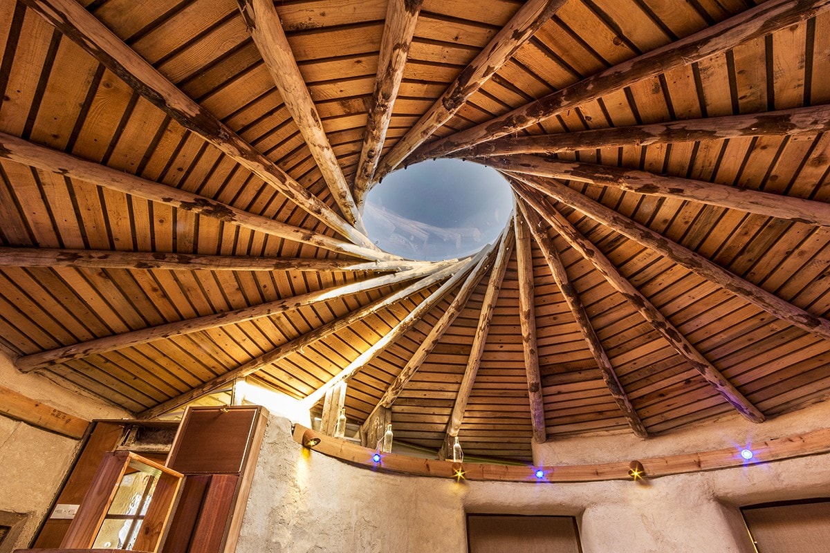 Spiral Straw Bale Studio nr Canterbury