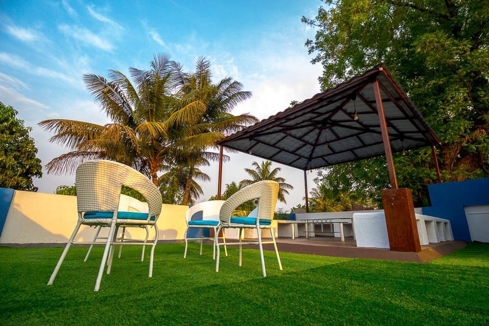 A plush and serene  3BHK pool villa in nashik.