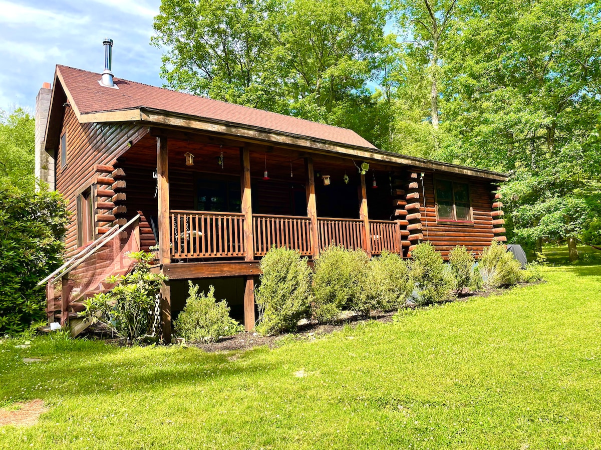 Log Cabin at the Goat Sanctuary