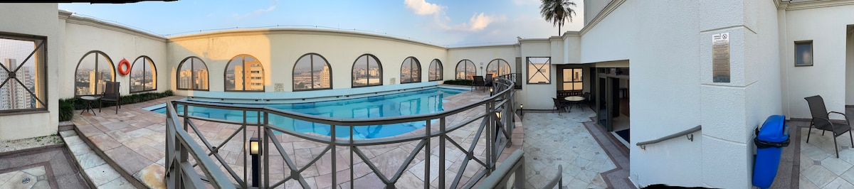 酒店式公寓5⭐️ Hotel São Caetano-Free Vaga & Pool