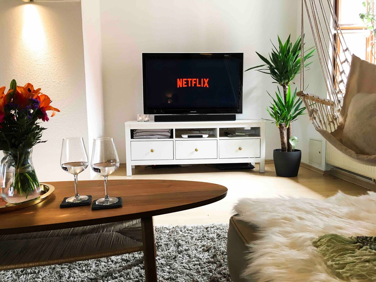 市场★复式公寓|城堡景观|无线网络+ Netflix Netflix