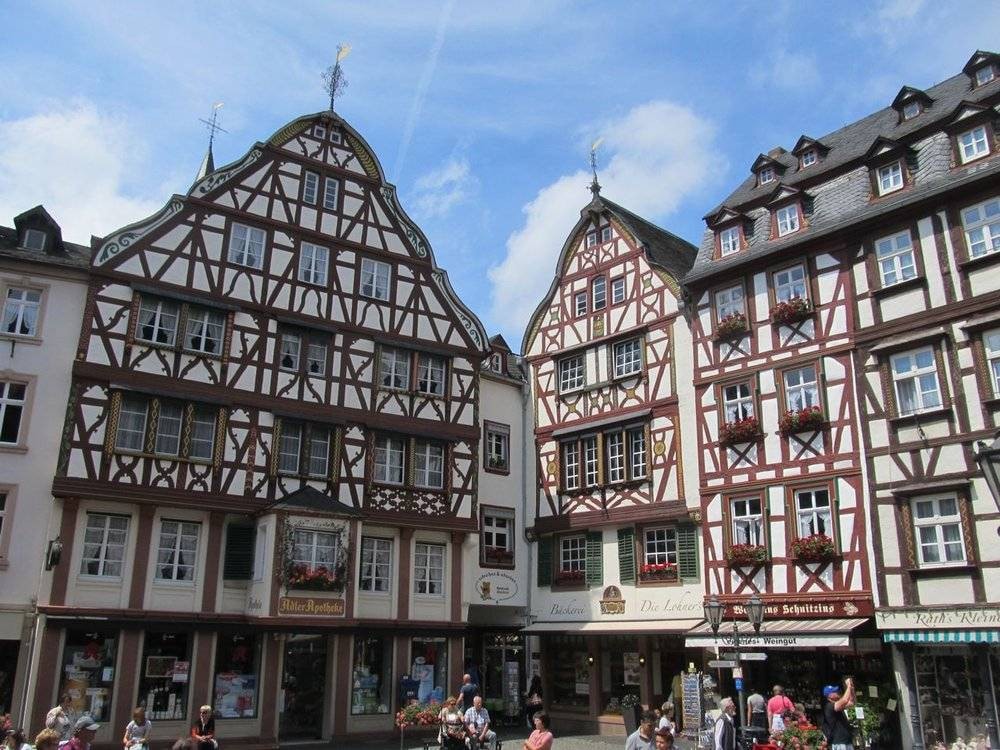 Marktplatzblick in Bernkastel