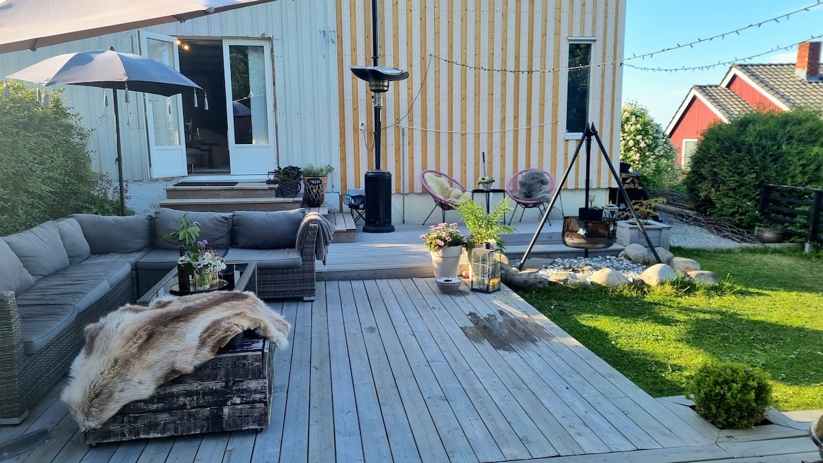 Wooden House Overlooking Trondheim Fjord