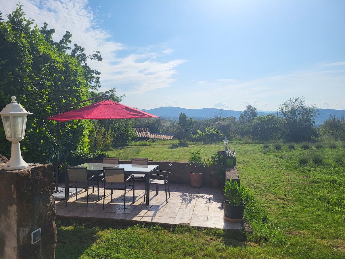 Gîte "Drobie" avec vue sur les monts d'Ardèche