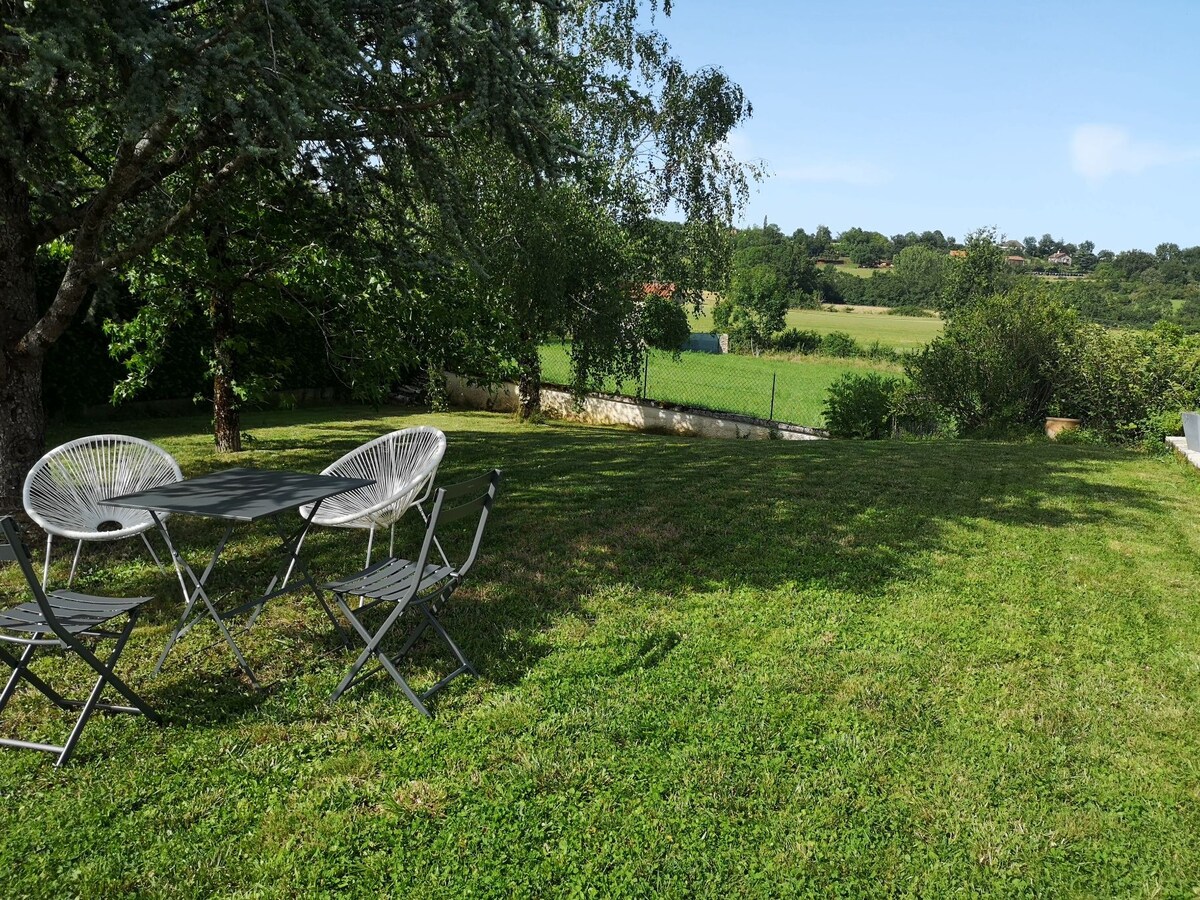 Chambre d'hôte : douceur entre ville et campagne.