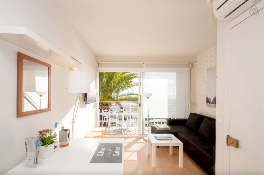 3号公寓海滩+阳台+景观+巴塞罗那