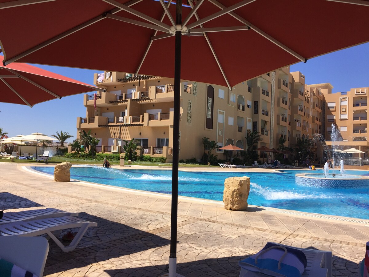 Rés FOLLA à SOUSSE apt au calme S+1 au bord de mer