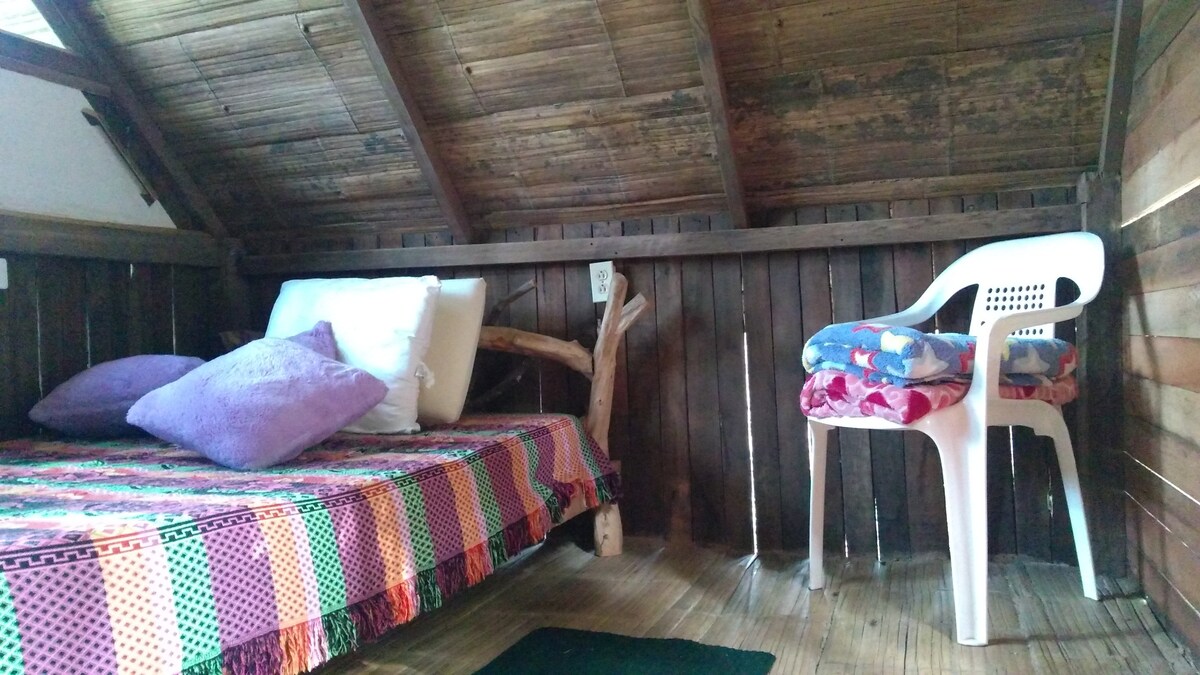 Restoration cabin in the double spiral.