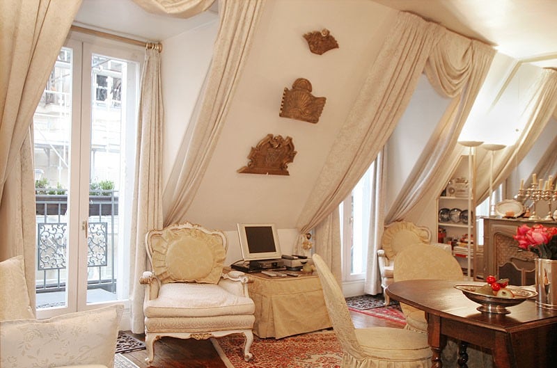 经典风格的单间公寓-空调和露台- Marais