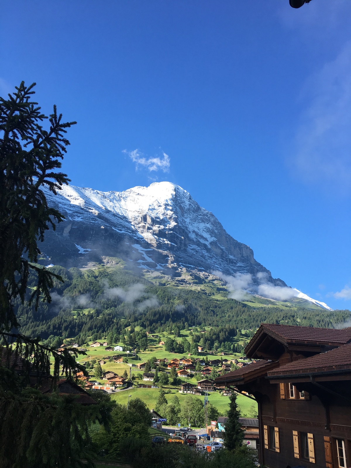 可直接欣赏艾格北面（ Eiger North Face ）