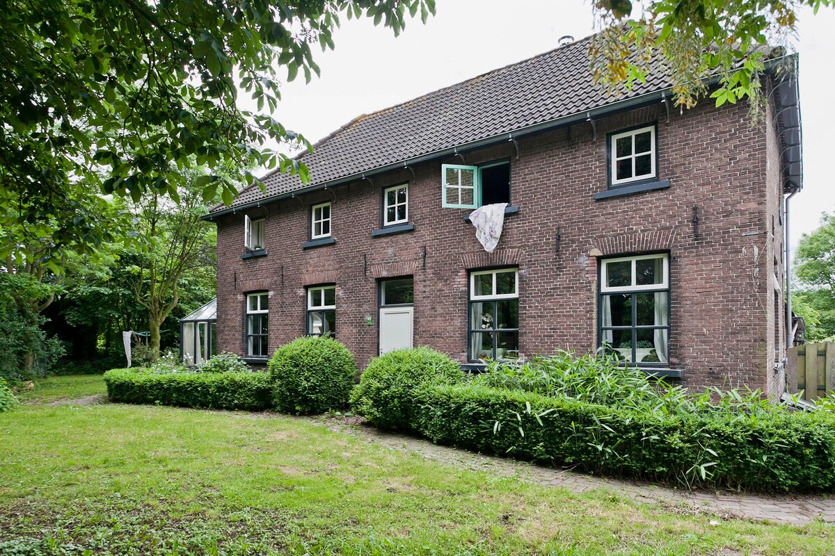 Nijmegen附近堤坝上的舒适农舍