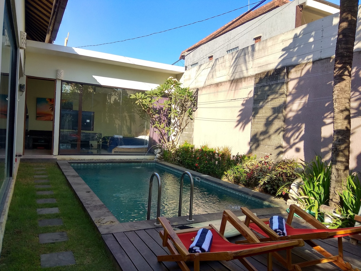 ★ 30sqm bedroom in private pool villa near Sanur ★